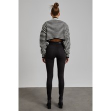 Your Name Yüksek Bel Siyah Skinny Jean