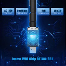 Livx Edup USB Wifi Pro Sinyal Yakınlaştırıcı – Güçlendirici Adaptör Kart 1300 Mbps EP-AC1686