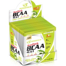 Powertech Bcaatech Bcaa 4.1.1 10 gr x 20 Sachets Yeşil Elma Aromalı