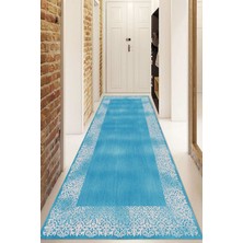 Napoli Home Dijital Baskılı Kaymaz Taban Yıkanabilir Modern Yolluk ve Koridor Halısı NDU-HK-153