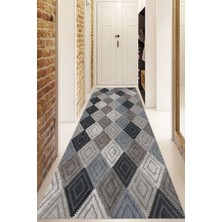 Dijital Baskılı Kaymaz Taban Yıkanabilir Modern Yolluk ve Koridor Halısı NDU-HT-121