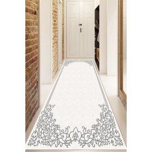 Napoli Home Dijital Baskılı Kaymaz Taban Yıkanabilir Modern Yolluk ve Koridor Halısı NDU-HK-148