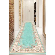 Napoli Home Dijital Baskılı Kaymaz Taban Yıkanabilir Modern Yolluk ve Koridor Halısı Ndu-Hk-9