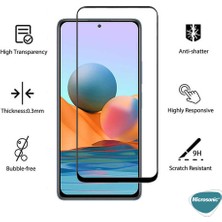 Microsonic Xiaomi Mi 12 Lite Tam Kaplayan Temperli Cam Ekran Koruyucu Siyah