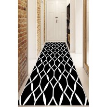 Napoli Home Dijital Baskılı Kaymaz Taban Yıkanabilir Modern Yolluk ve Koridor Halısı NDU-HS-408