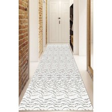 Napoli Home Dijital Baskılı Kaymaz Taban Yıkanabilir Modern Yolluk ve Koridor Halısı NDU-HT-731