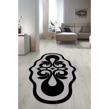 Napoli Home Dijital Baskılı Kaymaz Taban Yıkanabilir Lazer Kesim Salon Halısı Yolluk NLZR-HT-1016