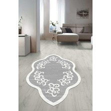 Napoli Home Dijital Baskılı Kaymaz Taban Yıkanabilir Lazer Kesim Salon Halısı Yolluk NLZR-HT-1023