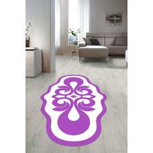 Napoli Home Dijital Baskılı Kaymaz Taban Yıkanabilir Lazer Kesim Salon Halısı Yolluk NLZR-HT-1017