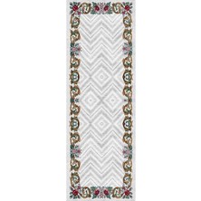 Napoli Home Dijital Baskılı Kaymaz Taban Yıkanabilir Modern Yolluk ve Koridor Halısı NDU-SD-238