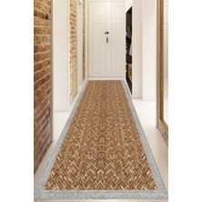 Dijital Baskılı Kaymaz Taban Yıkanabilir Modern Yolluk ve Koridor Halısı NDU-SD-356