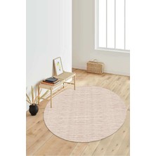 Napoli Home Dijital Baskılı Kaymaz Taban Yıkanabilir Yuvarlak Salon Halısı Koridor Halısı Paspas NDY-SD-376