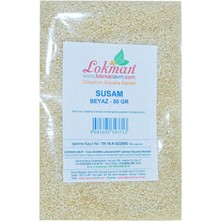 LokmanAVM Susam Beyaz 50 gr Pkt