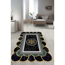 Napoli Home Dijital Baskılı Kaymaz Taban Yıkanabilir Lazer Kesim Salon Halısı Yolluk NLZR-SD-324