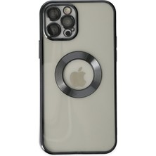 Happycase iPhone 12 Pro Kılıf Slot Silikon - Siyah