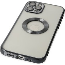 Happycase iPhone 12 Pro Kılıf Slot Silikon - Siyah