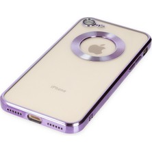 Happycase iPhone 7 Kılıf Slot Silikon - Mor