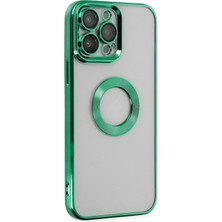 Happycase iPhone 13 Pro Kılıf Slot Silikon - Köknar Yeşili