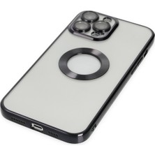 Happycase iPhone 13 Pro Kılıf Slot Silikon - Siyah