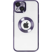 Happycase iPhone 14 Kılıf Slot Silikon - Mor