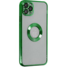 Happycase iPhone 11 Pro Max Kılıf Slot Silikon - Köknar Yeşili