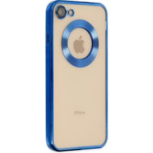 Happycase iPhone 7 Kılıf Slot Silikon - Mavi