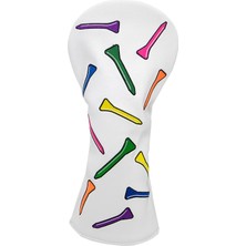 Catrne Su Geçirmez Pu Golf Kapağı Fairway Hibrit Headcover Sleep Koruyucu Desen 16X33CM (Yurt Dışından)