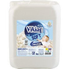 Viking Soft Sensitive 20 lt Çamaşır Yumuşatıcı Gül Kokusu ile 244 Yıkama İçin Yumuşaklık