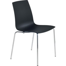 Papatya X-Treme Pro Sandalye Siyah Krom Ayaklı