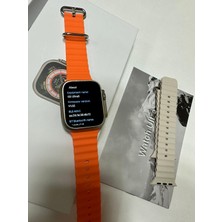 Laxsam Gs Ultra 8 Akıllı Saat 49MM Kordon Kilitli Vidalı Kasa Tasarımı-Hediye Kordon