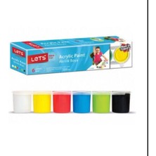 Let's Akrilik Boya Seti Let's Acrylic Colors 6 Lı Set 6X25 ml Akrilik Boya Seti 1 Paket