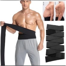 Sh Mağazacılık Bele Dolamalı Kum Saati 3m Sarma Unisex Bel Vücut Korsesi Tummy Wrap Waist Inceltici