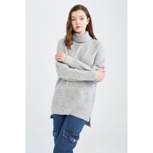 DeFacto Oversize Fit Balıkçı Yaka Tunik J2247AZ22WN