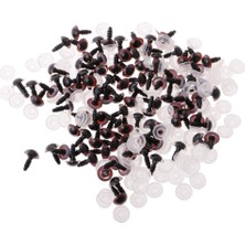 Bacca 100 Pcs 8/10/12 mm. Oyuncak Ayı İçin Gözler Doldurulmuş Oyuncak Bebekler Dıy 10 mm. (Yurt Dışından)