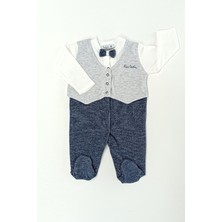 Pierre Cardin Erkek Bebek Tulumu Papyonlu Pamuk 301457