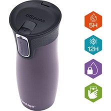 Contigo Westloop Vakumlu Termos Matara Tek El Bas Iç 470ML 2104579