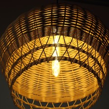 Rattam Rattan Avize Bambu Sarkıt: Genius 40X45CM