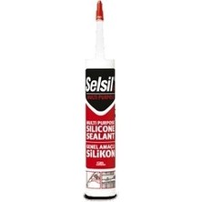 Selsil Antrasit Gri Silikon 280ML