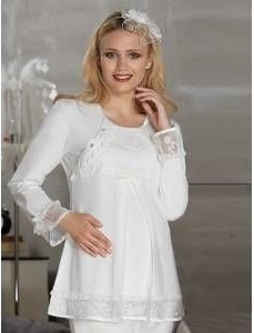 Flz 31-196 Pembe Hamile Lohusa Pijama Sabahlık Tk