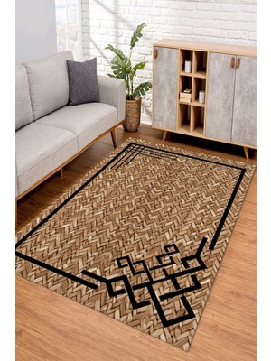 Napoli Home Dijital Kaymaz Taban Yıkanabilir Renkli Salon Halısı Mutfak Halısı Yolluk ND-SD-357