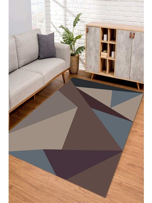 Napoli Home Dijital Kaymaz Taban Yıkanabilir Renkli Salon Halısı Mutfak Halısı Yolluk ND-SD-430