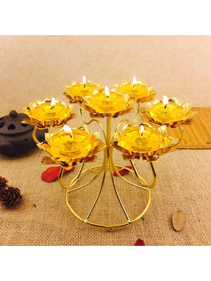 Tealight Stand Rank Ghee Lamba Tutucu Şamdan Dekor El Sanatları