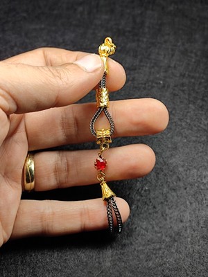 İskeçe Tesbih Usta İşçilikli Gümüş Kaplama Tesbih Püskülü