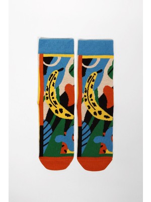 Katia & Bony Banana Unisex Art Soket Çorap Desenli