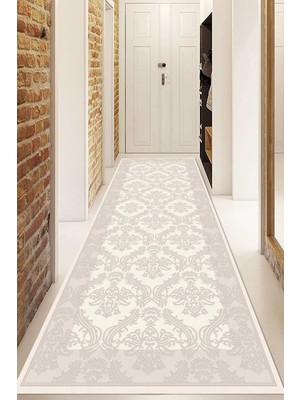 Napoli Home Dijital Baskılı Kaymaz Taban Yıkanabilir Modern Yolluk ve Koridor Halısı NDU-HK-145
