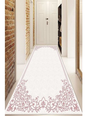 Dijital Baskılı Kaymaz Taban Yıkanabilir Modern Yolluk ve Koridor Halısı NDU-HK-146