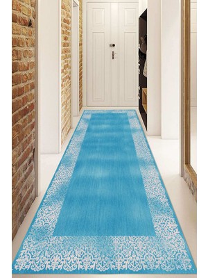Napoli Home Dijital Baskılı Kaymaz Taban Yıkanabilir Modern Yolluk ve Koridor Halısı NDU-HK-153