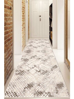 Napoli Home Dijital Baskılı Kaymaz Taban Yıkanabilir Modern Yolluk ve Koridor Halısı Ndu-Ht-50