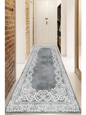 Napoli Home Dijital Baskılı Kaymaz Taban Yıkanabilir Modern Yolluk ve Koridor Halısı NDU-HK-105