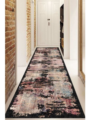 Napoli Home Dijital Baskılı Kaymaz Taban Yıkanabilir Modern Yolluk ve Koridor Halısı NDU-HT-135
